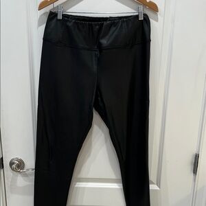 7 For All Mankind Black Leggings